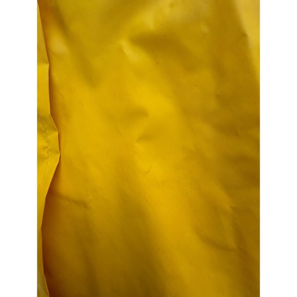 Lands' End Raincoat Hooded Water Resistant Outdoor Jacket Yellow XL - Picture 4 of 5